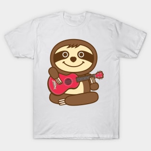 Sloth ukulele T-Shirt